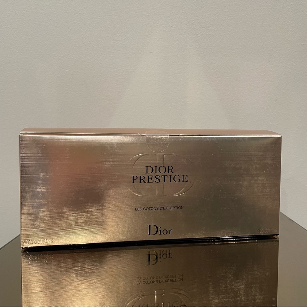 DIOR Prestige Cotton Pads 100ct CD Logo in Box New / Sealed
